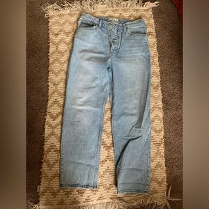 High rise dad jeans